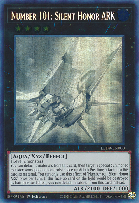Number 101: Silent Honor ARK - LED9-EN000 - Ghost Rare 1