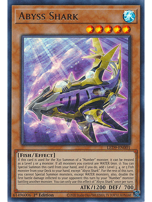 Abyss Shark - LED9-EN001 - Ultra Rare