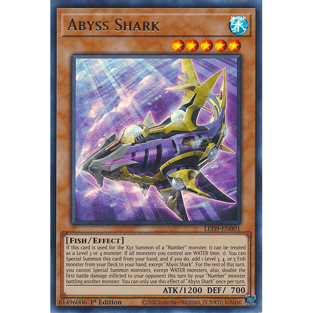 Abyss Shark - LED9-EN001 - Ultra Rare