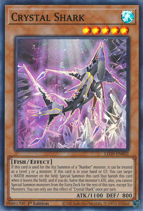 Crystal Shark - LED9-EN002 - Super Rare 1