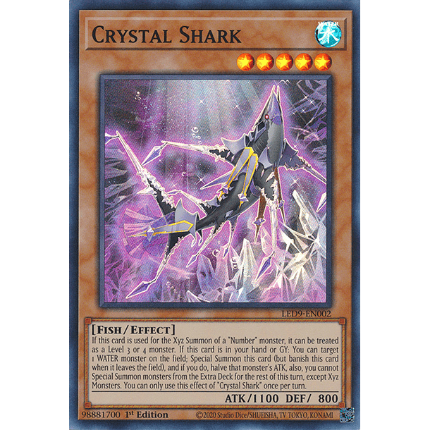 Crystal Shark - LED9-EN002 - Super Rare