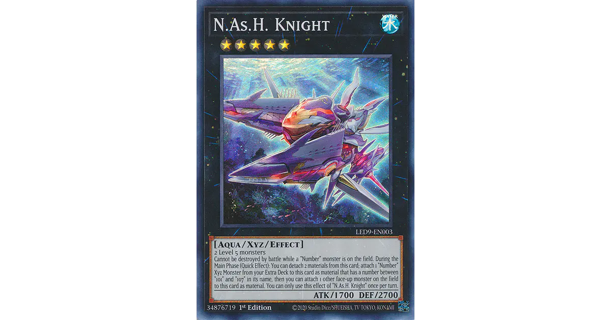 yugioh nash knight deck N.As.H. Knight LED9-EN003 Yu-Gi-Oh! Card main image 1