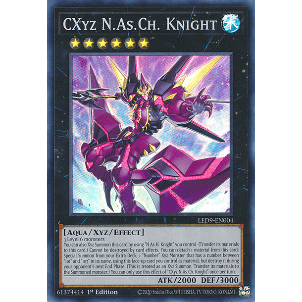 CXyz N.As.Ch. Knight - LED9-EN004 - Super Rare