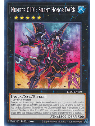 Number C101: Silent Honor DARK - LED9-EN010 - Common