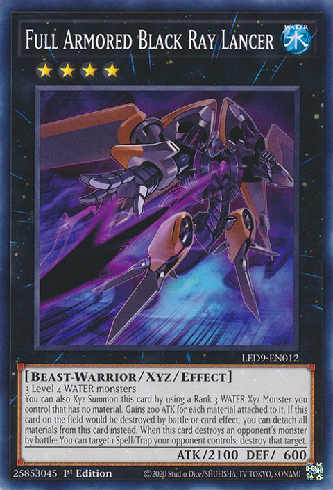 Full Armored Black Ray Lancer - LED9-EN012 - Common 