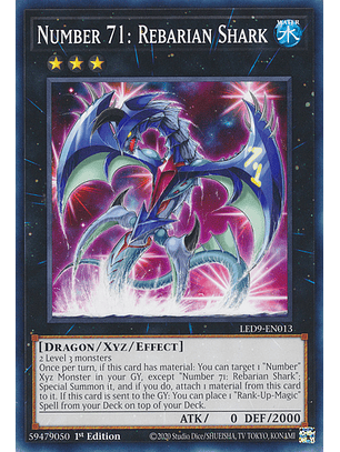 Number 71: Rebarian Shark - LED9-EN013 - Common