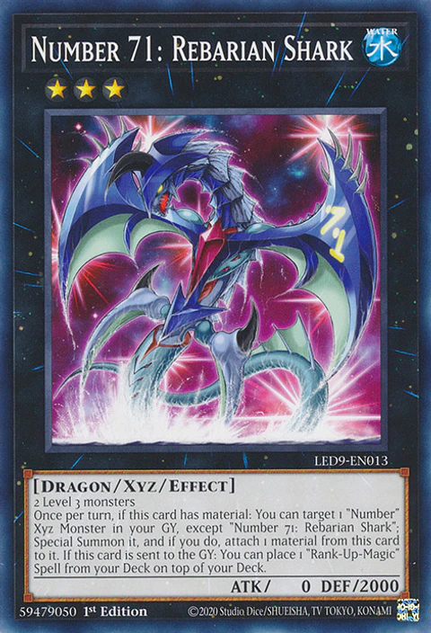 Number 71: Rebarian Shark - LED9-EN013 - Common