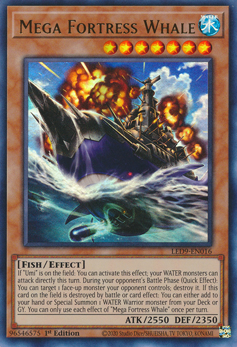Mega Fortress Whale - LED9-EN016 - Ultra Rare 1