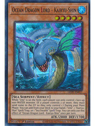 Ocean Dragon Lord - Kairyu-Shin - LED9-EN017 - Ultra Rare