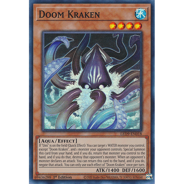 Doom Kraken - LED9-EN018 - Super Rare