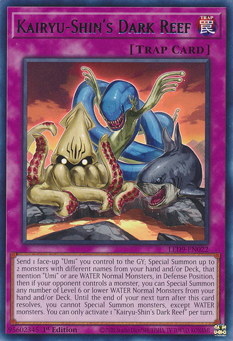 Kairyu-Shin's Dark Reef - LED9-EN022 - Rare