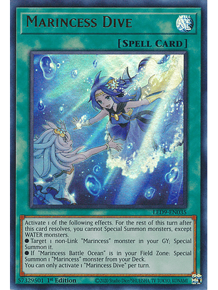 Marincess Dive - LED9-EN035 - Ultra Rare 