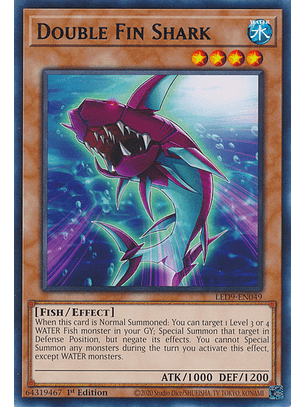 Double Fin Shark - LED9-EN049 - Rare