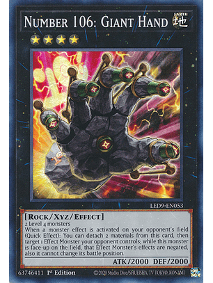 Number 106: Giant Hand - LED9-EN053 - Super Rare
