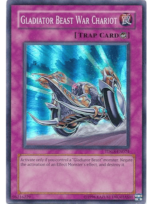 Gladiator Beast War Chariot - TDGS-EN074 - Super Rare