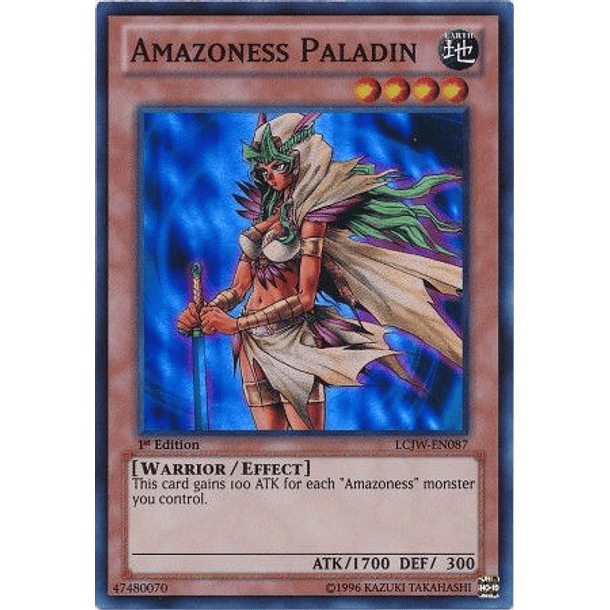 Amazoness Paladin - LCJW-EN087 - Super Rare