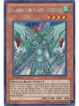 Gladiator Beast Bestiari - LCGX-EN237 - Secret Rare