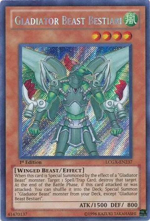 Gladiator Beast Bestiari - LCGX-EN237 - Secret Rare