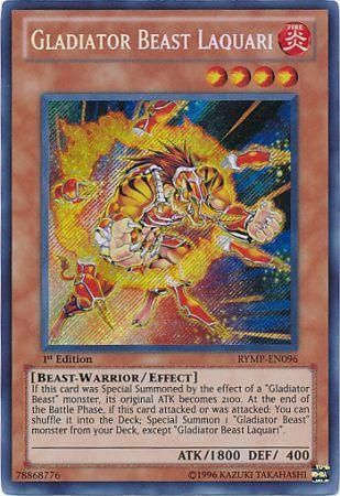 Gladiator Beast Laquari - RYMP-EN096 - Secret Rare 1