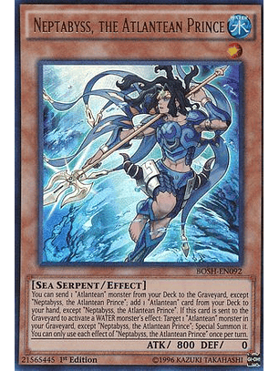 Neptabyss, the Atlantean Prince - BOSH-EN092 - Ultra Rare