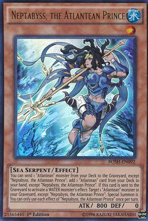 Neptabyss, the Atlantean Prince - BOSH-EN092 - Ultra Rare
