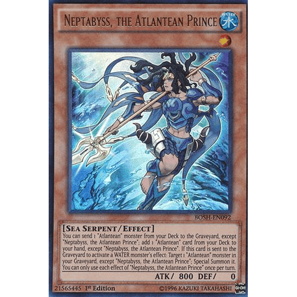 Neptabyss, the Atlantean Prince - BOSH-EN092 - Ultra Rare