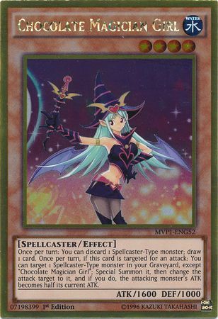 Chocolate Magician Girl - MVP1-ENG52 - Gold Rare 1