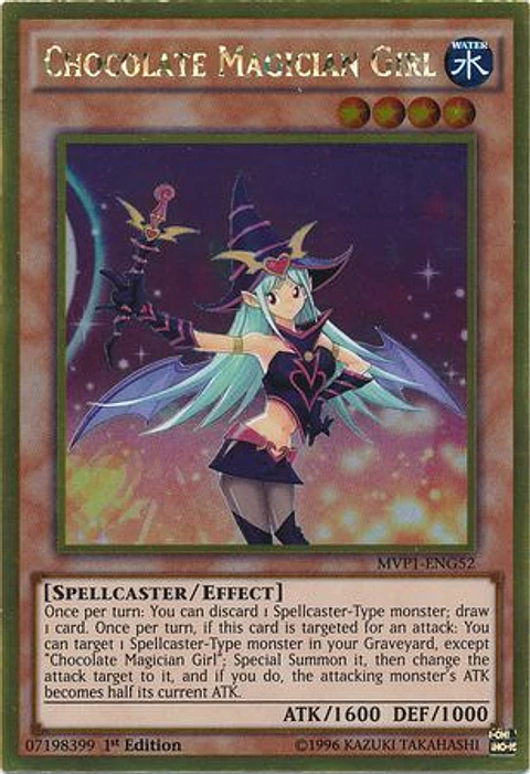 Chocolate Magician Girl - MVP1-ENG52 - Gold Rare