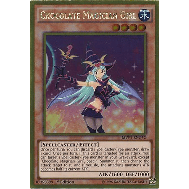 Chocolate Magician Girl - MVP1-ENG52 - Gold Rare