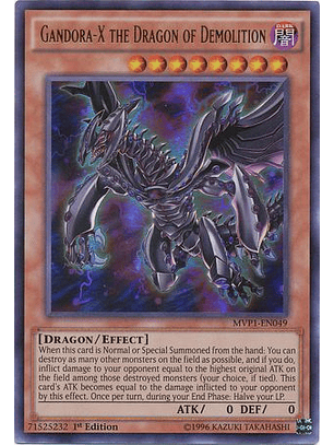 Gandora-X the Dragon of Demolition - MVP1-EN049 - Ultra Rare