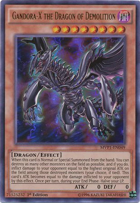 Gandora-X the Dragon of Demolition - MVP1-EN049 - Ultra Rare