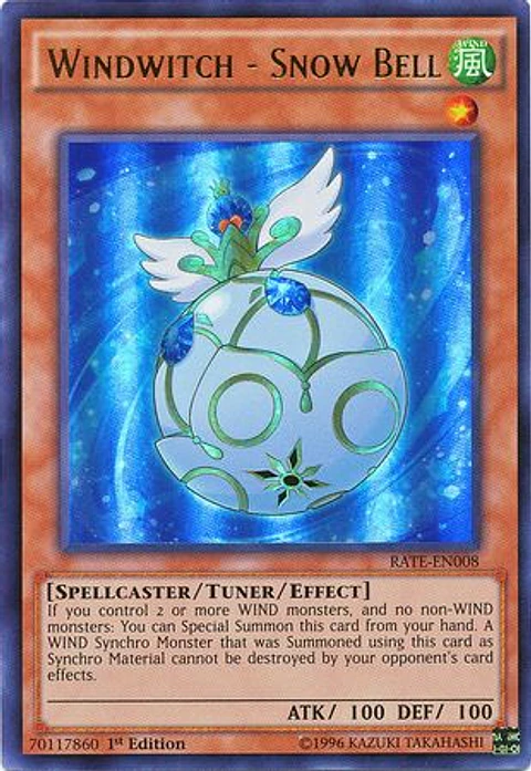 Windwitch - Snow Bell - RATE-EN008 - Ultra Rare