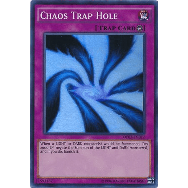 Chaos Trap Hole - OP03-EN012 - Super Rare