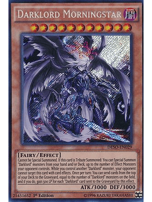 Darklord Morningstar - DESO-EN029 - Secret Rare