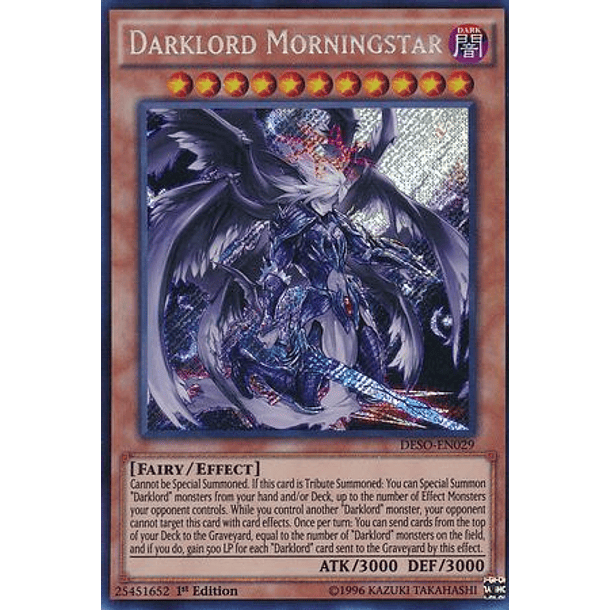 Darklord Morningstar - DESO-EN029 - Secret Rare