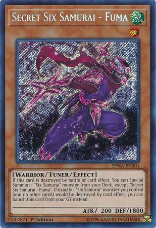 Secret Six Samurai - Fuma - SPWA-EN001 - Secret Rare 1