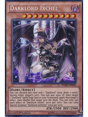 Darklord Ixchel - DESO-EN030 - Secret Rare