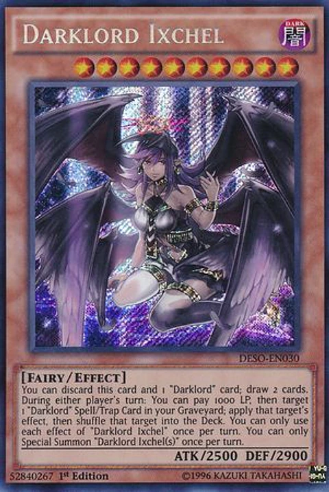 Darklord Ixchel - DESO-EN030 - Secret Rare