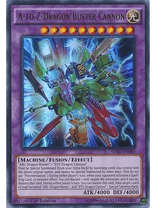 A-to-Z-Dragon Buster Cannon - SDKS-EN040 - Ultra Rare