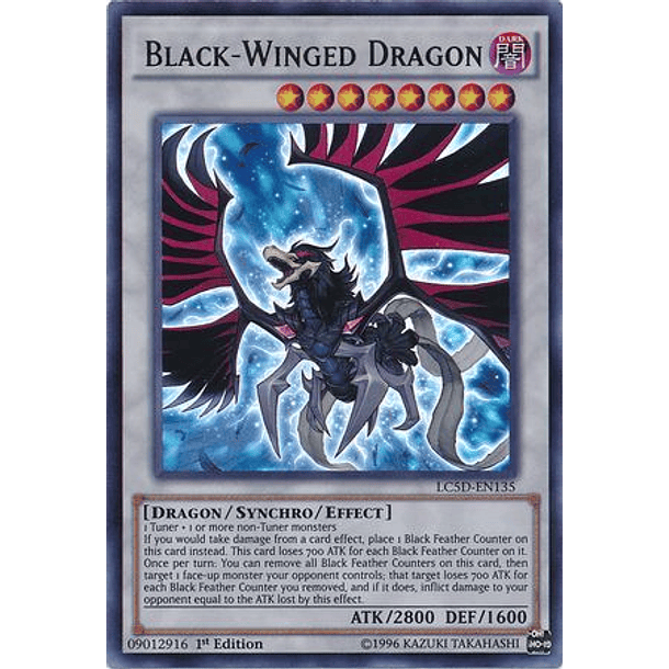 Black-Winged Dragon - LC5D-EN135 - Ultra Rare