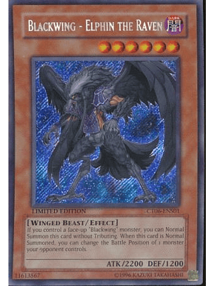 Blackwing - Elphin the Raven - CT06-ENS01 - Secret Rare