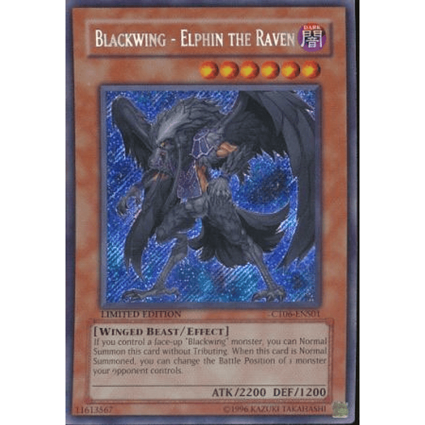 Blackwing - Elphin the Raven - CT06-ENS01 - Secret Rare