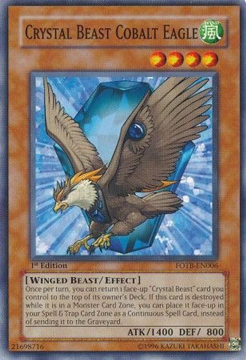 Crystal Beast Cobalt Eagle - FOTB-EN006 - Common 