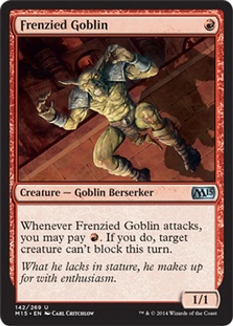 Frenzied Goblin - M15