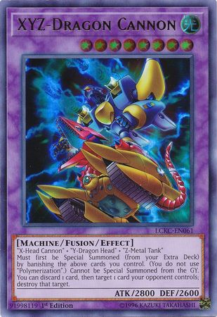 XYZ-Dragon Cannon - LCKC-EN061 - Ultra Rare 1
