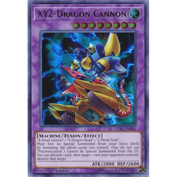 XYZ-Dragon Cannon - LCKC-EN061 - Ultra Rare