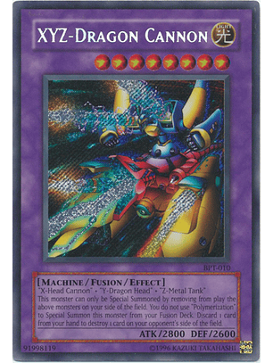 XYZ-Dragon Cannon - BPT-010 - Secret Rare