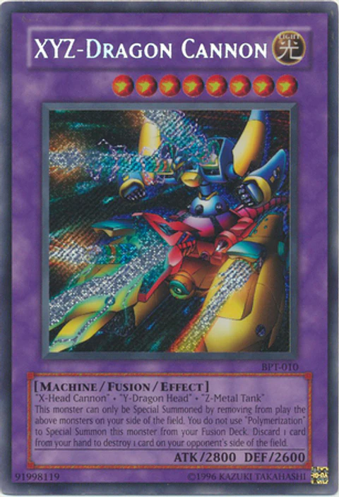 XYZ-Dragon Cannon - BPT-010 - Secret Rare