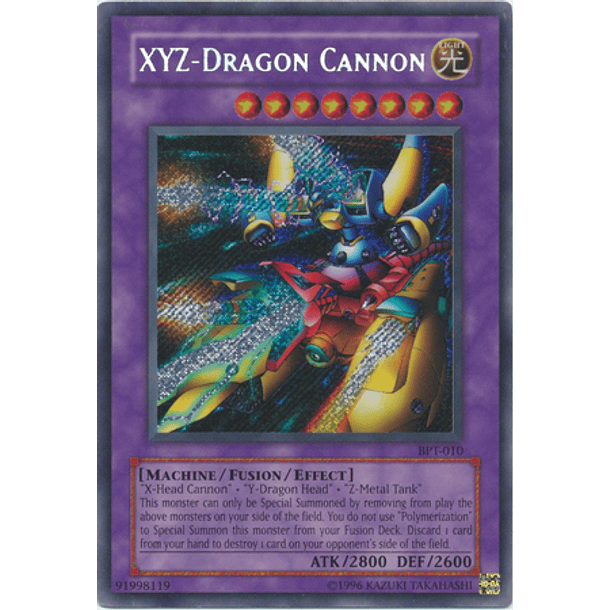 XYZ-Dragon Cannon - BPT-010 - Secret Rare