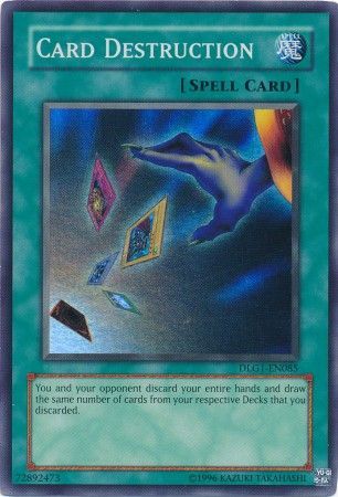 Card Destruction - DLG1-EN085 - Super Rare 1